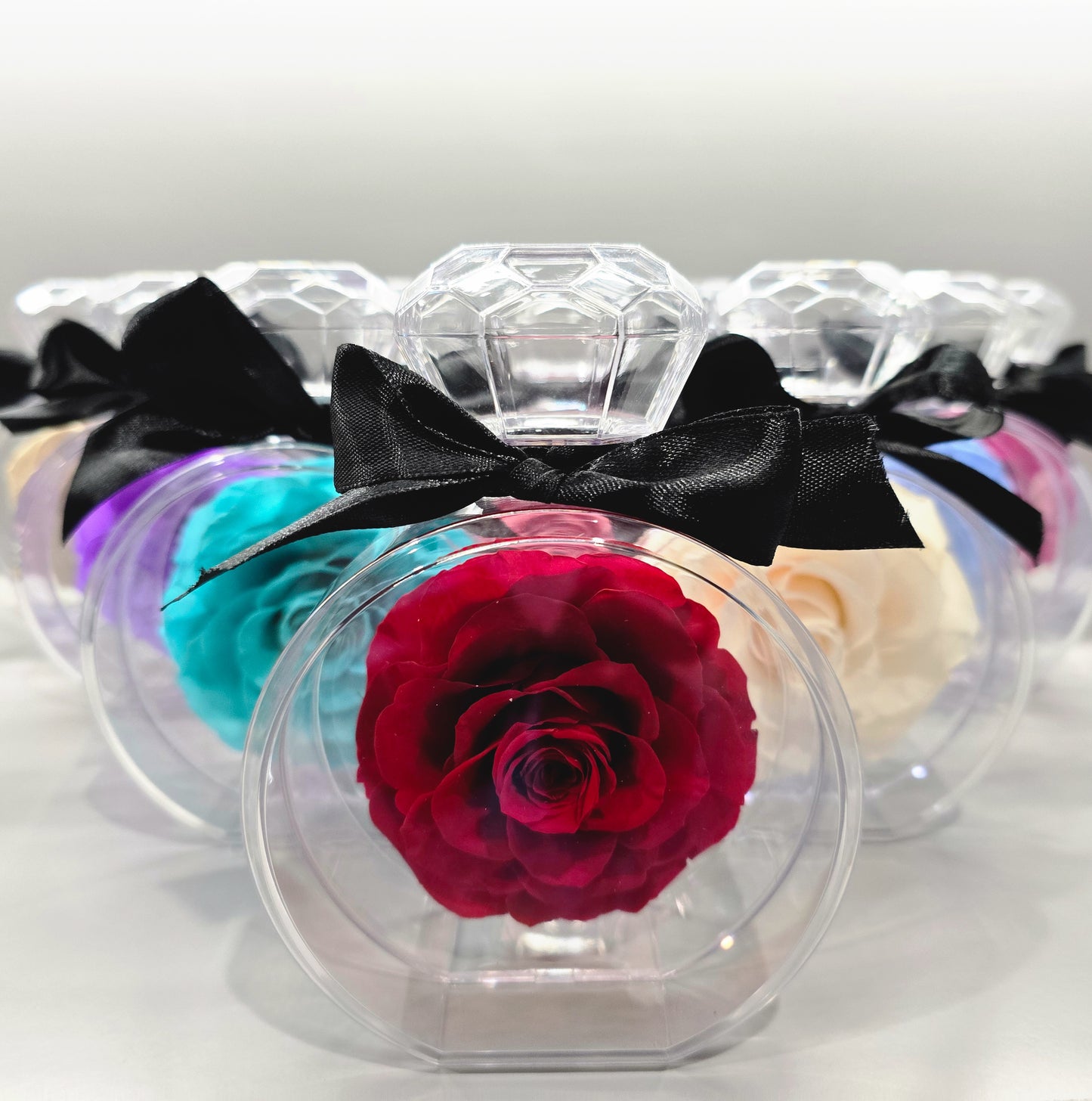 Perfume Bottle Roses