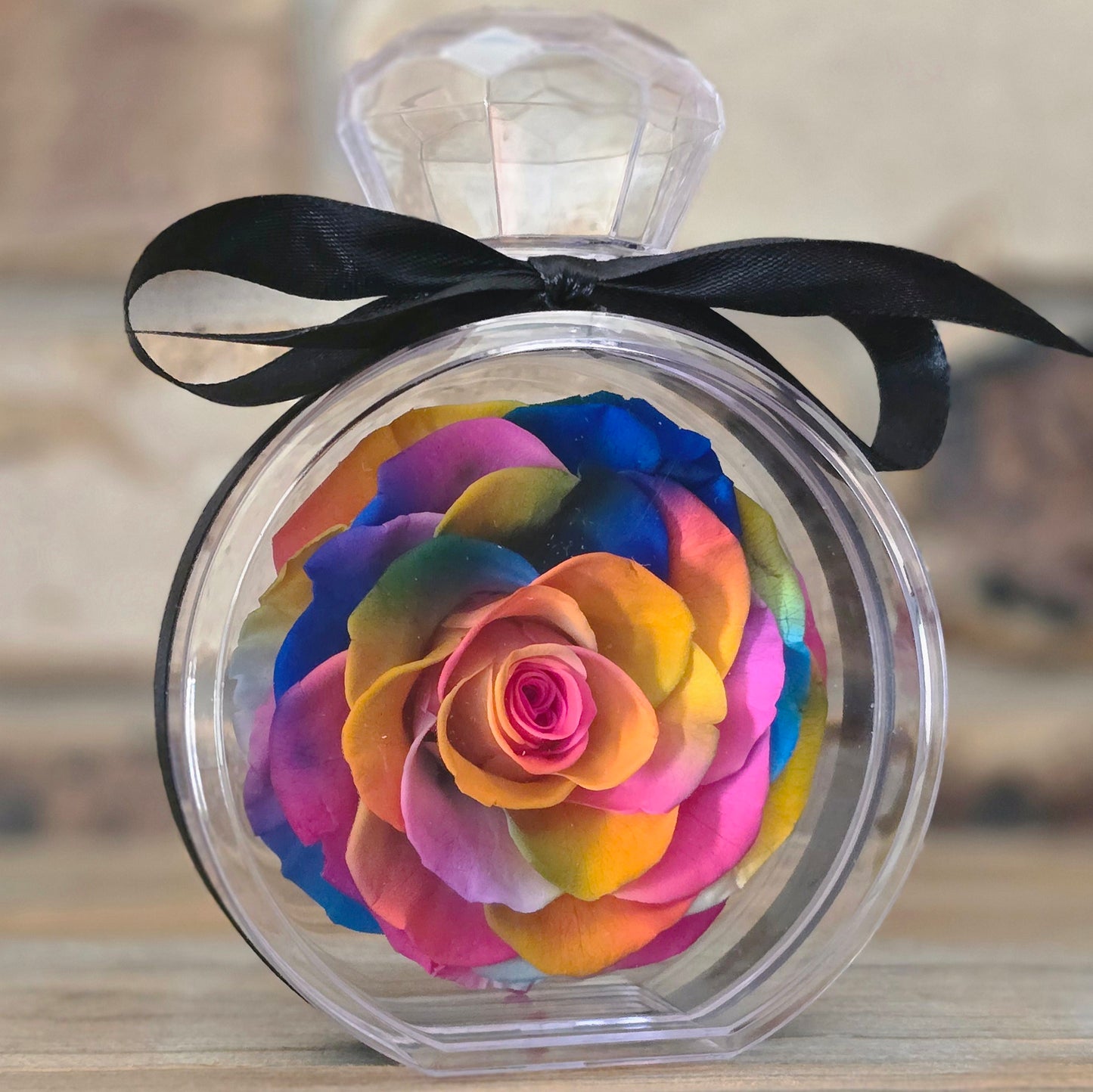 Perfume Bottle Roses