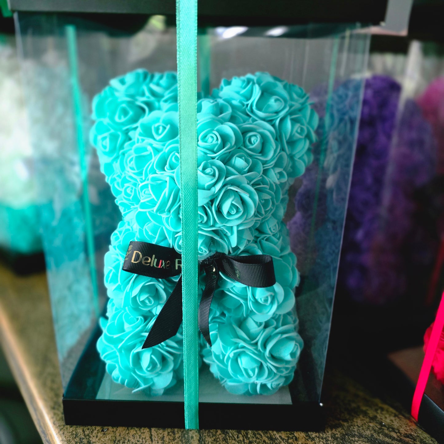 Forever Foam Rose Bear