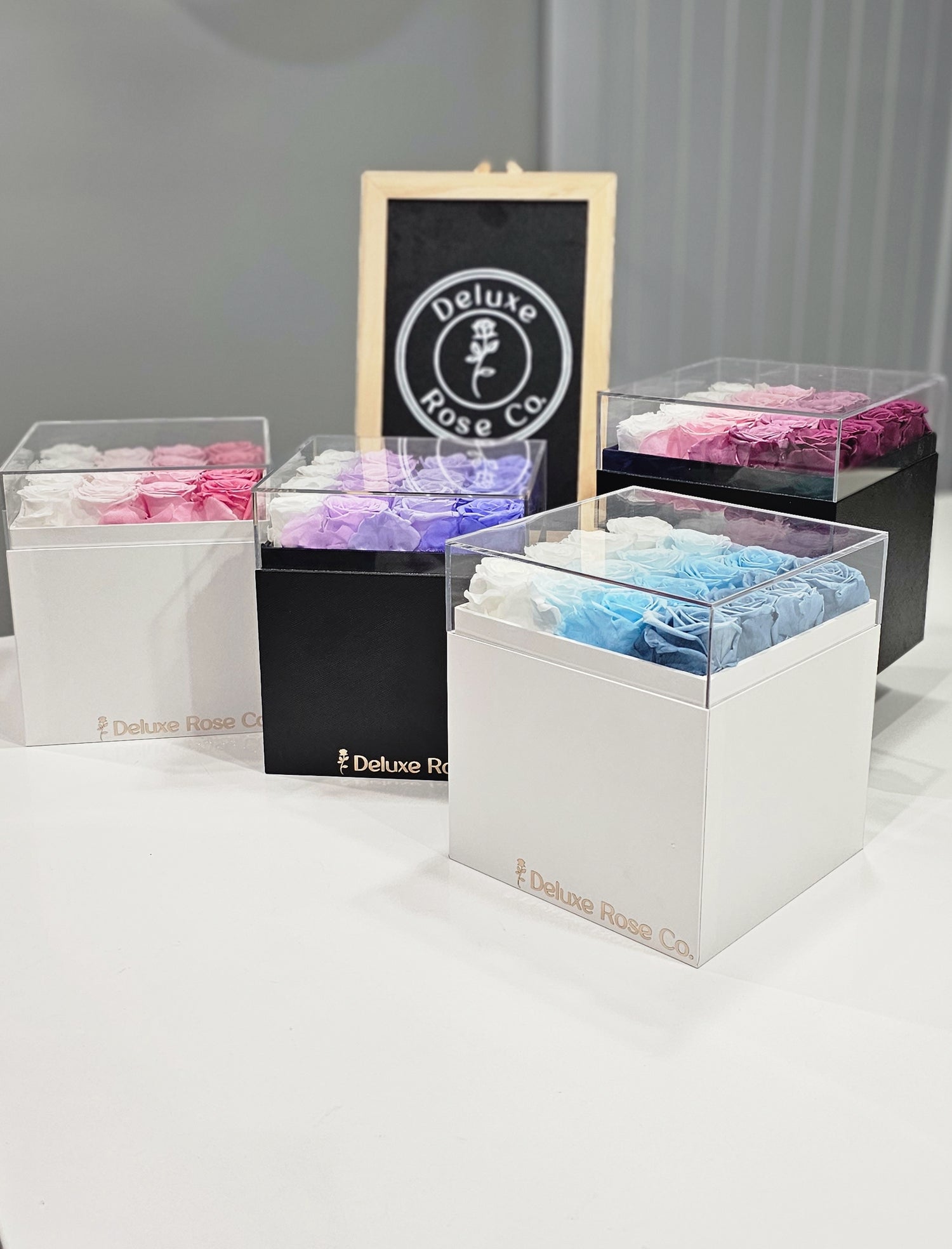 Ombre Deluxe Acrylic Lid Gift Box