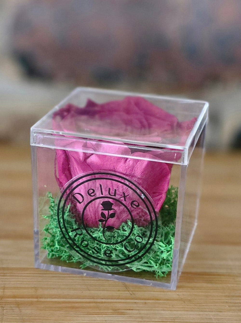 Single Rose Acrylic Box